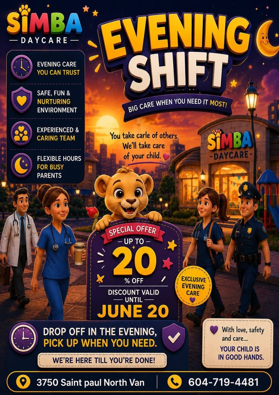 Afternoon shift Simba Daycare